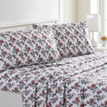 Modern Threads Modern Threads Printed 4-Piece Sheet Set Rose Bloom Cal King 1PRTMFSE-RBL-CK